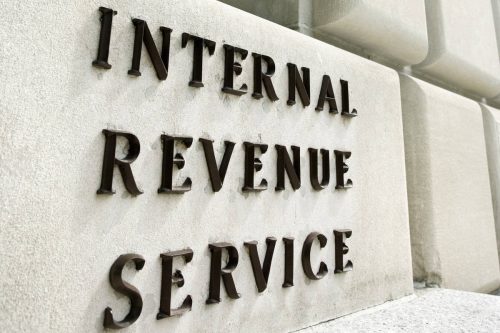 IRS sign