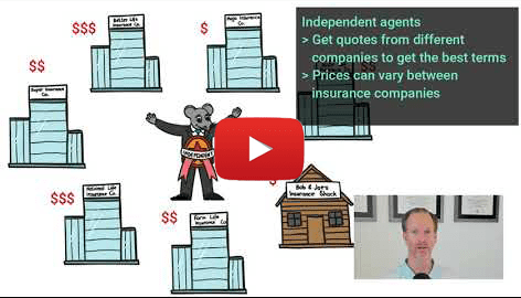 Snapshot of insurance professionals video