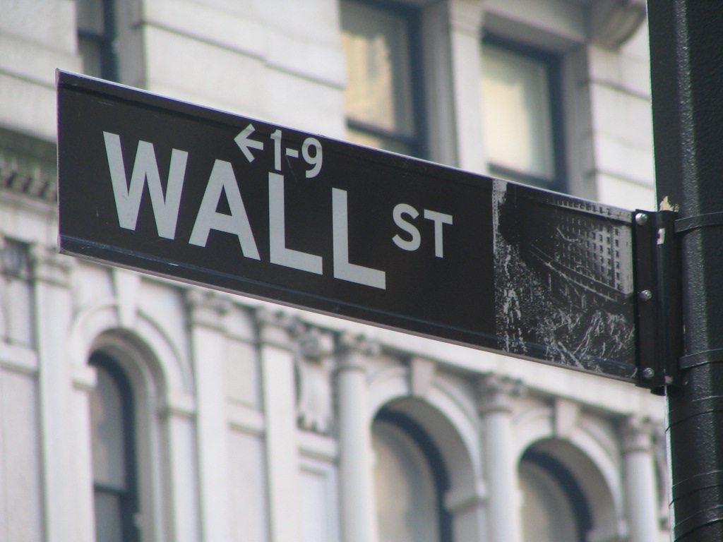 Wall Street sign