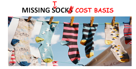 Missing stock cost basis data